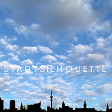 Eine Collage für das Projekt Panorama mit der Stadtsilhouette.